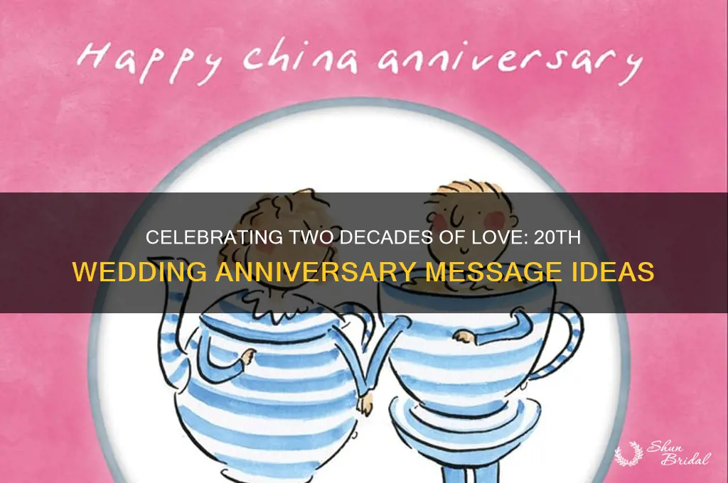what to write for 20 year wedding anniversary