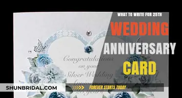 Celebrating 25 Years: Heartfelt Anniversary Card Messages for Your Partner