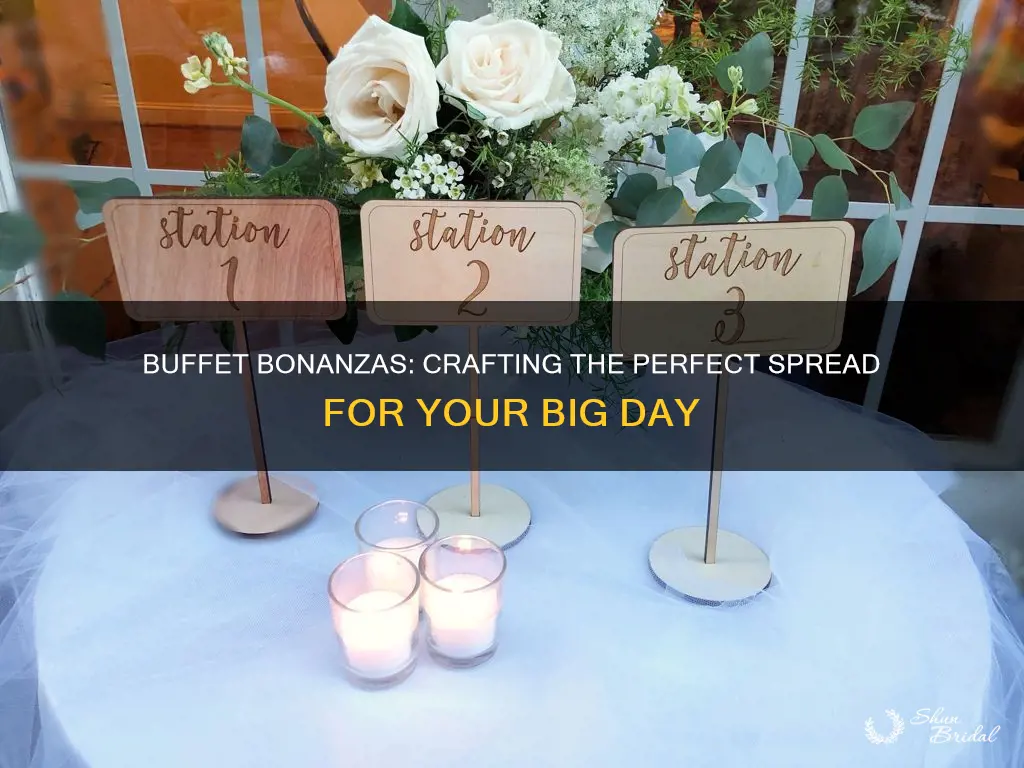 what to write for a buffet wedding