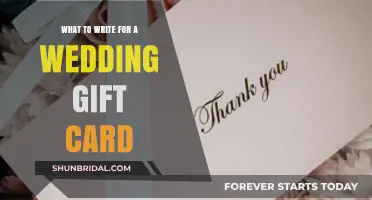 Perfect Wedding Gift Card Messages: Thoughtful Words for the Happy Couple