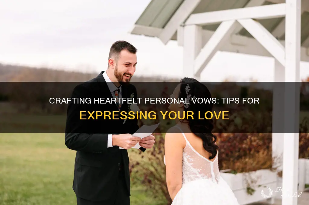 what to write for perspnal vows