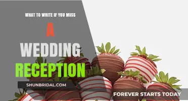Expressing Regret: Missing a Wedding Reception
