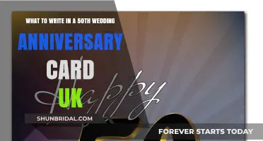 Celebrating 50 Years: Heartfelt UK Anniversary Card Message Ideas