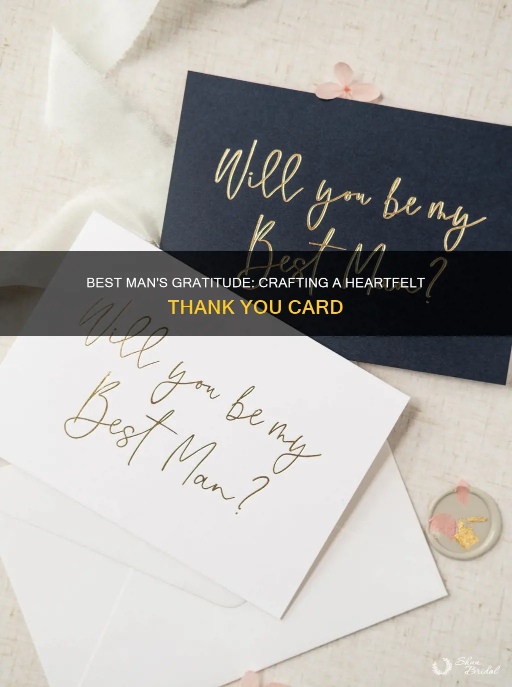 what to write in a best man thank you card