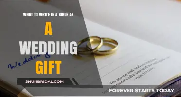 Thoughtful Bible Inscriptions: Crafting Meaningful Wedding Gift Messages