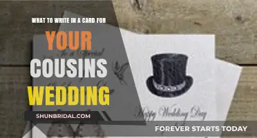 Heartfelt Wedding Card Messages for Your Cousin's Special Day