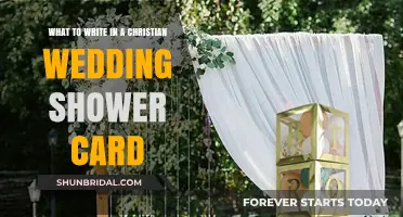 Blessed Beginnings: Crafting Heartfelt Christian Wedding Shower Card Messages