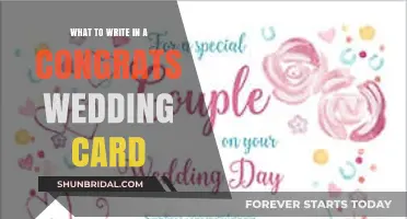 Heartfelt Wedding Wishes: Crafting the Perfect Congrats Card Message