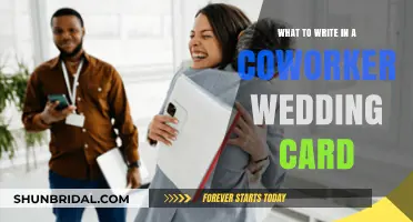 Thoughtful Wedding Wishes: Crafting the Perfect Coworker Card Message