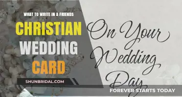 Blessings & Wishes: Crafting Heartfelt Messages for a Christian Wedding