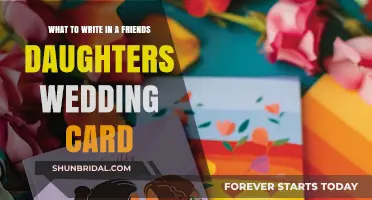 Heartfelt Wedding Card Messages for Your Friend’s Daughter’s Big Day
