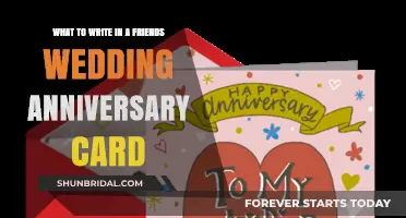 Heartfelt Words: Crafting the Perfect Wedding Anniversary Card for Friends