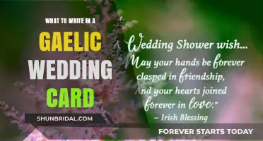 Gaelic Wedding Card Messages: Heartfelt Words for Your Special Day