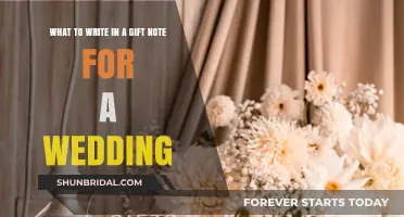 Perfect Wedding Gift Note Ideas: Warm Wishes for the Happy Couple