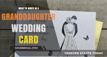 Heartfelt Words for Your Granddaughter's Wedding: A Guide to Writing the Perfect Card