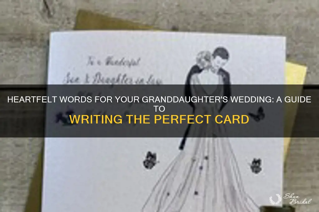 what to write in a granddaughter