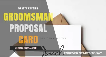 Creative Groomsman Proposal Card Ideas: What to Write Inside