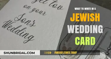 Thoughtful Jewish Wedding Card Messages: Celebrating Love and Tradition