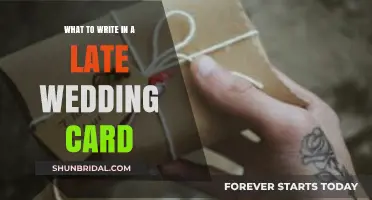 Thoughtful Messages for a Late Wedding Card: Celebrate Love Timelessly