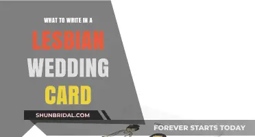 Celebrating Love: Heartfelt Messages for a Lesbian Wedding Card