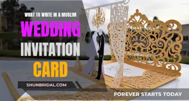 Crafting the Perfect Muslim Wedding Invitation Card