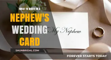 Heartfelt Wedding Wishes: Crafting the Perfect Message for Your Nephew