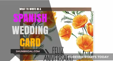 Perfect Spanish Wedding Card Messages: Warm Wishes and Cultural Tips