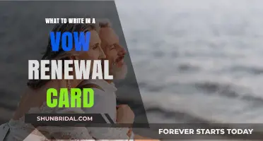 Heartfelt Words for Your Vow Renewal Card: A Guide to Expressing Love