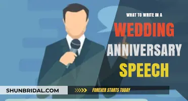 Crafting the Perfect Wedding Anniversary Speech: Tips and Ideas