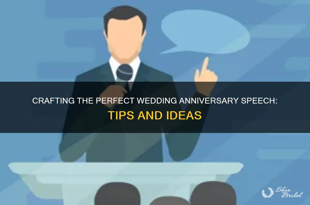 what to write in a wedding anniversary speech