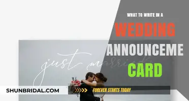 Crafting the Perfect Wedding Announcement: Essential Tips and Wording Ideas