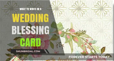Heartfelt Words: Crafting the Perfect Wedding Blessing Card Message