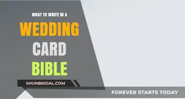 Biblical Blessings: Crafting Heartfelt Wedding Card Messages from Scripture