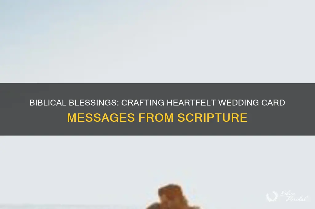 what to write in a wedding card bible
