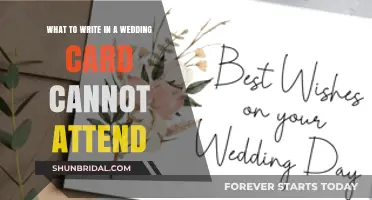 Thoughtful Wedding Card Messages When You Can’t Attend the Celebration