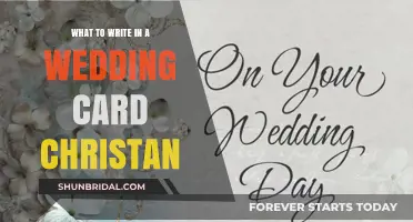 Christian Wedding Card Messages: Heartfelt Words to Celebrate Love and Faith
