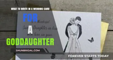 Heartfelt Wedding Card Messages for Your Goddaughter's Special Day