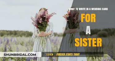 Heartfelt Wedding Card Messages for Your Sister: Love, Joy, and Wishes