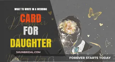 Heartfelt Wedding Card Messages for Your Daughter's Special Day