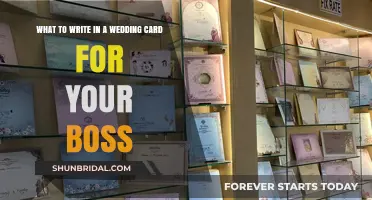 Thoughtful Wedding Card Messages for Your Boss: Tips and Ideas
