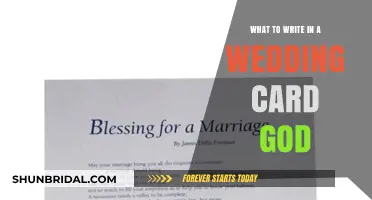 Blessings and Wishes: Crafting the Perfect Wedding Card for God