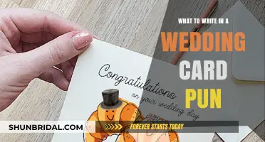 Crafting Clever Wedding Card Puns: Witty Wishes for the Happy Couple