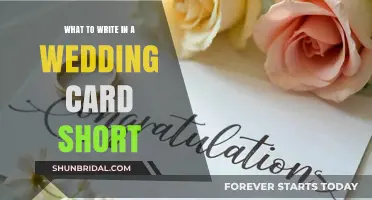 Sweet and Simple: Perfect Short Wedding Card Messages for Couples