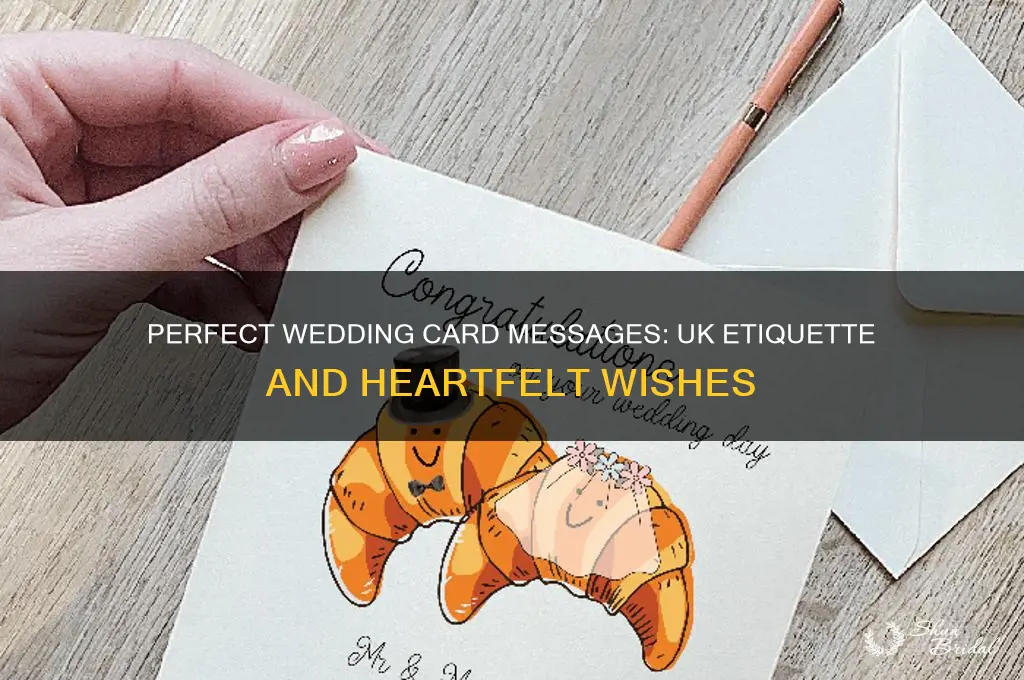 what to write in a wedding card uk