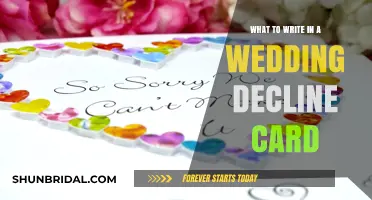 Thoughtful Ways to Decline a Wedding Invitation with Grace and Kindness