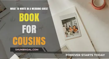 Heartfelt Wedding Guest Book Messages for Your Cherished Cousins