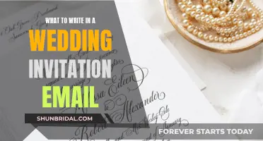 Crafting the Perfect Wedding Invitation Email: A Guide