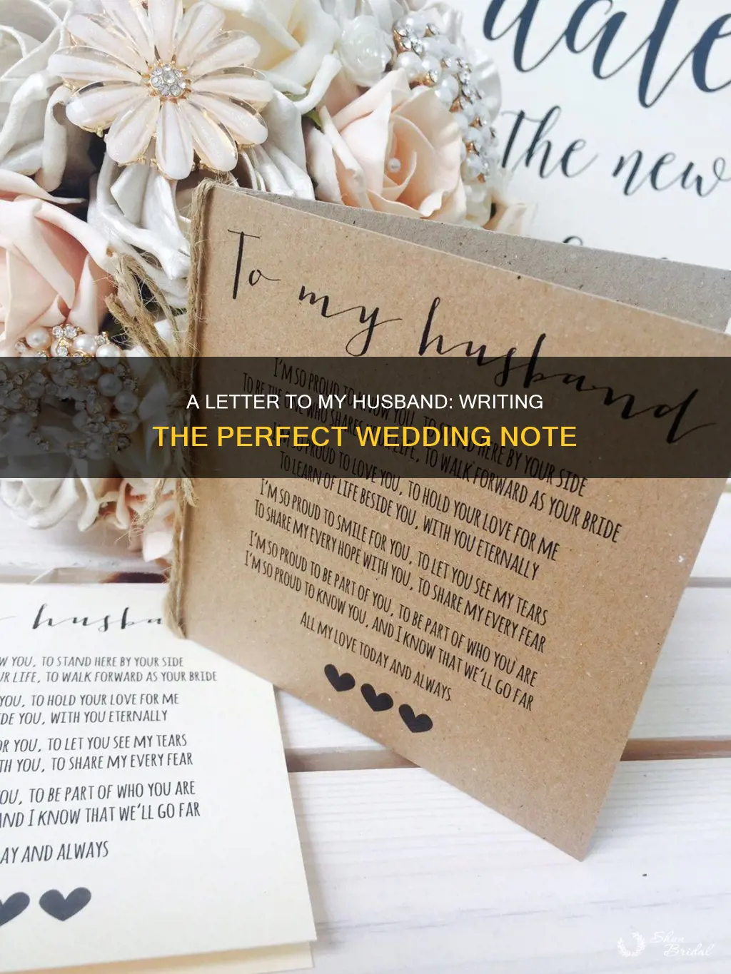 what to write in a wedding letter to my husband