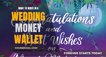 Crafting the Perfect Wedding Money Wallet Message