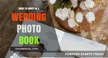 Wedding Photo Book: Capturing the Day's Magic